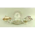 A group of late 18th and early 19th century ceramics including: a late 18th / early 19th century Cau... 