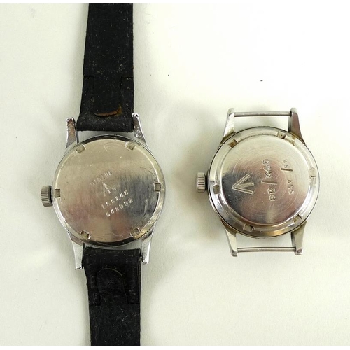 815 - Two military wristwatches, comprising an International Watch Company stainless steel wristwatch, cir... 