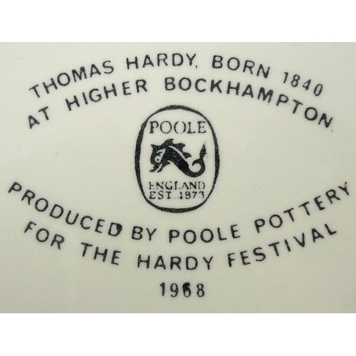 541 - A collection of Poole pottery including a Carter Stabler Adams biscuit barrel, pattern AP, painted b... 