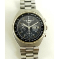 An Omega Speedmaster Automatic stainless steel cased gentleman's chronograph wristwatch, late 1970s,... 