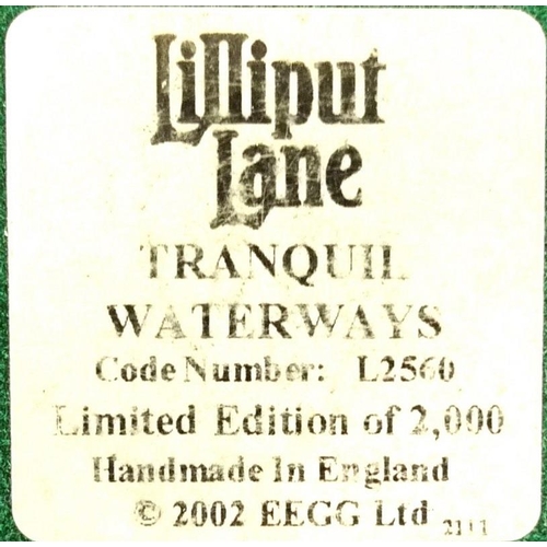 526 - A collection of Lilliput Lane models, including Tranquil Waterways, limited edition number 430 of 20... 