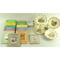 A collection of Beatrix Potter collectibles, comprising two Beswick figurines, Jemima Puddleduck and... 