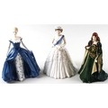 A collection of Royal Worcester bone china figurines, modelled as ladies, comprising Secret Rendezvo... 