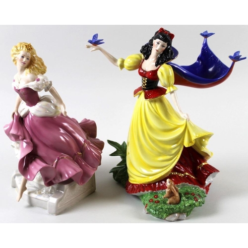 549 - A collection of Franklin Mint porcelain figurines, modelled as ladies, comprising Starlight in Plati... 