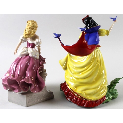 549 - A collection of Franklin Mint porcelain figurines, modelled as ladies, comprising Starlight in Plati... 