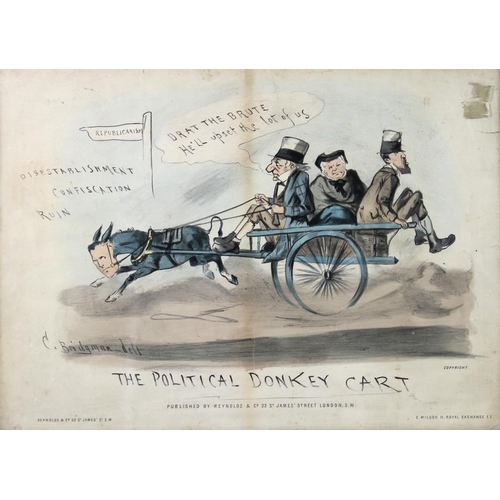 575 - After George Brandt Bridgman (American, 1865-1943): 'Triumph' and 'The Political Donkey Cart', a pai... 