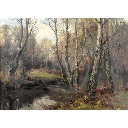 621 - Marien Lusy (British, 19th century): after F. G. Short, a copy of 'Early Spring in the New Forest', ... 