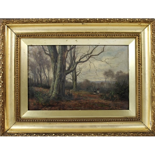 621 - Marien Lusy (British, 19th century): after F. G. Short, a copy of 'Early Spring in the New Forest', ... 