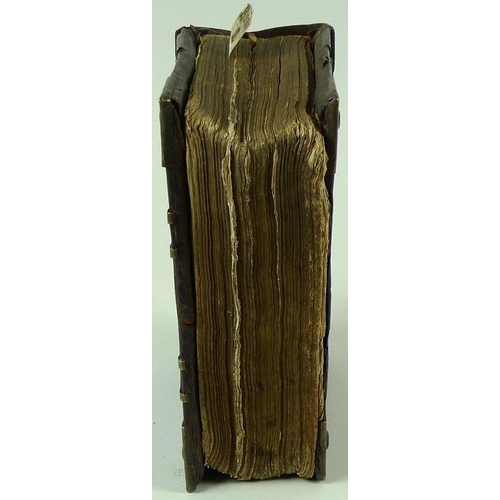 651 - An early 17th century English Bible, Geneva version, bound with the Apocrypha, and Robert F Herrey '... 