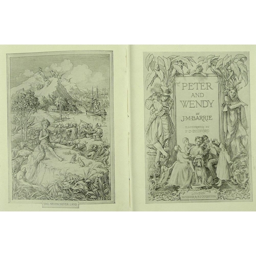 653 - A First Edition volume of 'Peter Pan and Wendy', by J M Barrie, illustrated by F. D. Bedford, publis... 