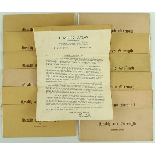 664 - A small collection of John Wayne ephemera, including six original advertising flyers for films such ... 