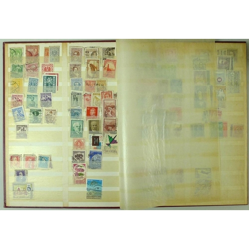 667 - A collection of World, GB and Commonwealth stamps collated in ten albums and stock books, including ... 