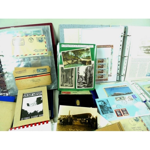 695 - The Collection of Donald B. Holmes: A collection of early aviation memorabilia and postal history, i... 