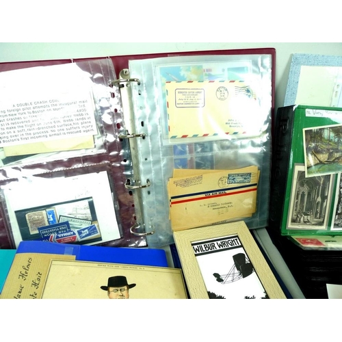 695 - The Collection of Donald B. Holmes: A collection of early aviation memorabilia and postal history, i... 