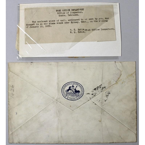 696 - The Collection of Donald B. Holmes: A collection of early aviation and postal Air Mail service stamp... 