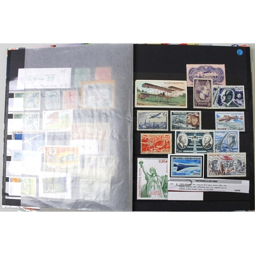 696 - The Collection of Donald B. Holmes: A collection of early aviation and postal Air Mail service stamp... 