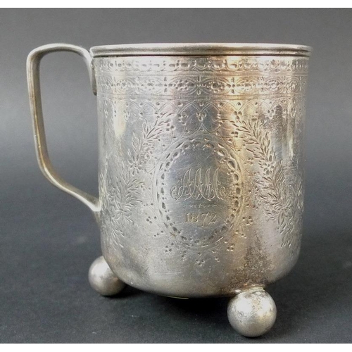 817 - A collection of silver, comprising a Victorian milk jug, the scalloped body chased and embossed with... 