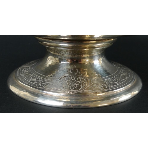 829 - An American silver bowl, by Gorham Manufacturing Company, early 20th century, with hammered texture ... 