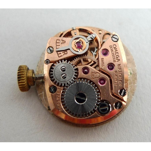 870 - The movement for a 19th century Vacheron & Constantin pocket watch, with floral engraved gilt brass ... 