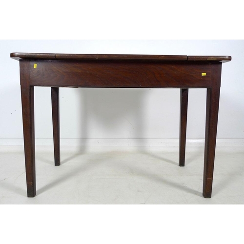 999 - An early 19th century mahogany sewing table, rectangular surface with lift flaps to either end openi... 