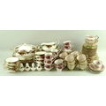A Royal Albert part dinner service, decorated in the Old Country Roses pattern, comprising gravy boa... 