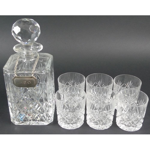 548 - A collection of Edinburgh International cut crystal, Glyndebourne pattern, comprising six sherry gla... 