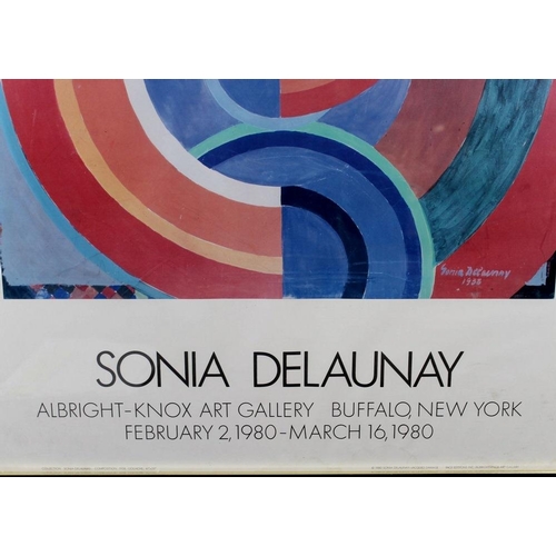 566 - Sonia Delaunay (Ukranian-French, 1885-1979): a poster of her work, signed and dated 1933 to the plat... 