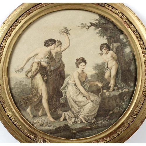 573 - After Angelica Kauffman R. A. ( British, 1741-1807): 'Angerea and Goschlich', engraved by G. W. Ryla... 