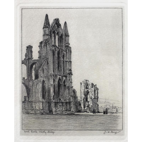 574 - A collection of four 19th century engravings, some hand coloured, depicting local cathedral scenes i... 