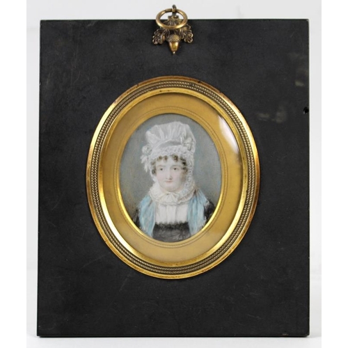 630 - T. Wheeler R. A. (British, 1790-1845): a pair of Georgian portrait miniatures, of James Mills of Orc... 