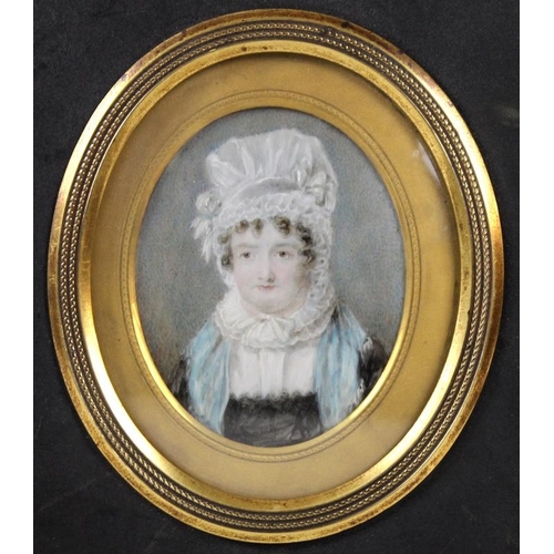 630 - T. Wheeler R. A. (British, 1790-1845): a pair of Georgian portrait miniatures, of James Mills of Orc... 