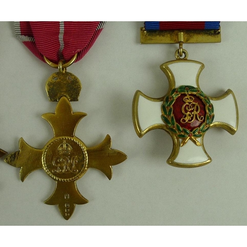 631 - Major-General E. O. Hay CB and Major-General A. K. Hay DSO, OBE: dress medals pertaining to Major Ge... 