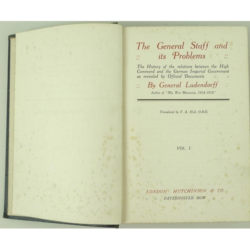 641 - A group of military related books, comprising Marshal Foch: The Principals of War, translated by Hil... 