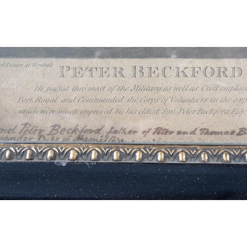 662 - Peter Beckford Esq. Governor and Commander in Chief of Jamaica, engraving by John Murphy, published ... 