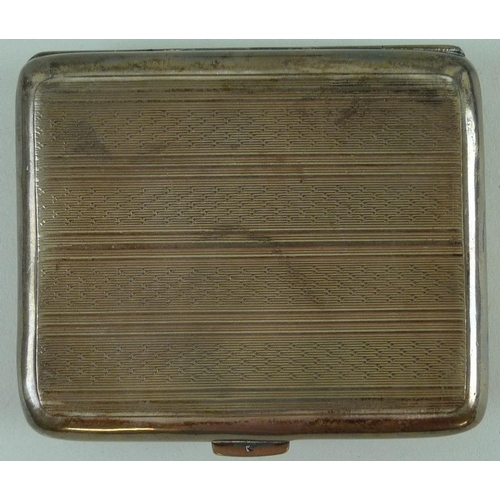 668 - A group of military related items, including a silver cigarette case with eight 'Players Medium Navy... 