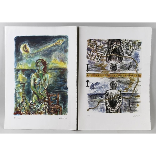 568 - Yiannis Psychopedis (Greek, b. 1945): two limited edition prints, both signed in pencil lower right ... 