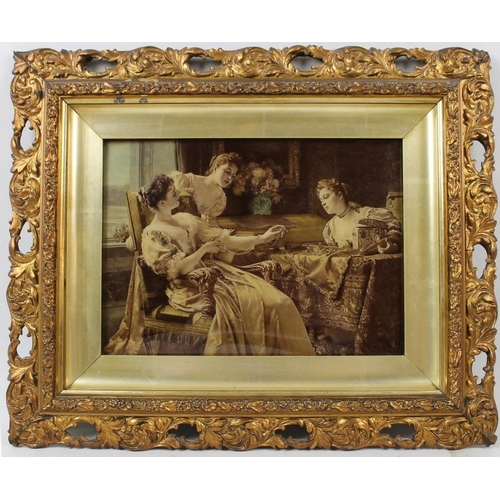 579 - A collection of late 19th / early 20th century framed crystoleums, one depicting Jesus comforting a ... 