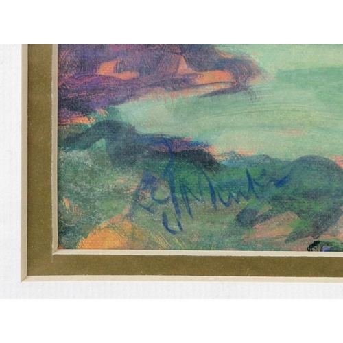 585 - Louise Minks (American, 20th century): 'The Connecticut River from Mount Holyoke, October', pastel o... 