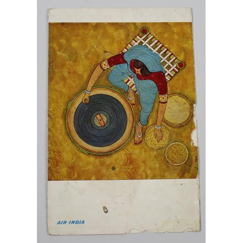 588 - Jayant Sidhpura (Indian, 20th century): 'Sharpener', a study of men at work, watercolour, signed low... 