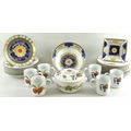 A Royal Worcester part dinner and tea service, decorated in Evesham pattern, comprising lidded turee... 