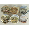 A group of 19th century pot lids, comprising 'Tatnell & Son. Pegwell Bay. Ramsgate' depicting fish a... 