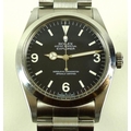 A Rolex Oyster Perpetual Explorer steel cased gentleman's wristwatch, Superlative Chronometer Offici... 