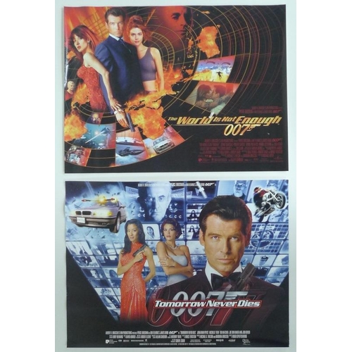 334 - A group of promotional James Bond posters, comprising four 'The Best of James Bond 30th Anniversary ... 