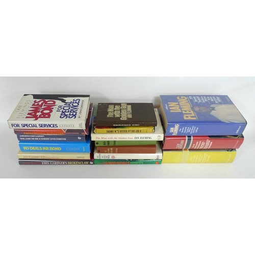 461 - A group of hardback James Bond books, including an American first edition of 'The Man with the Golde... 