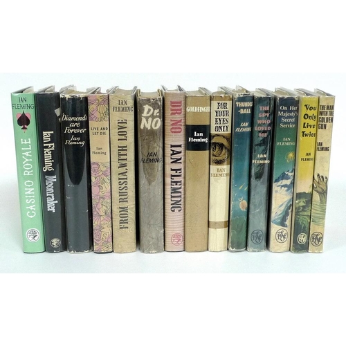 482 - A group of Ian Fleming, James Bond novels comprising 'Casino Royale', reprint, Jonathan Cape, London... 