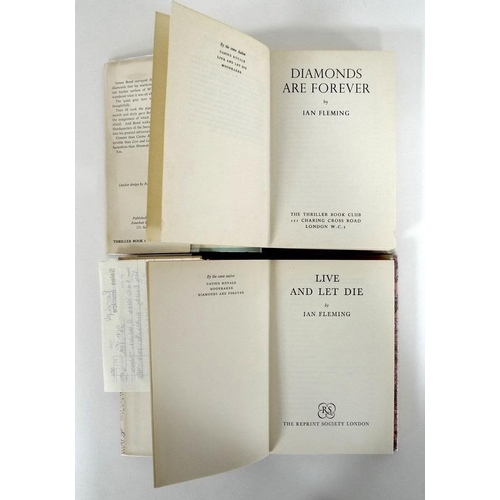 482 - A group of Ian Fleming, James Bond novels comprising 'Casino Royale', reprint, Jonathan Cape, London... 