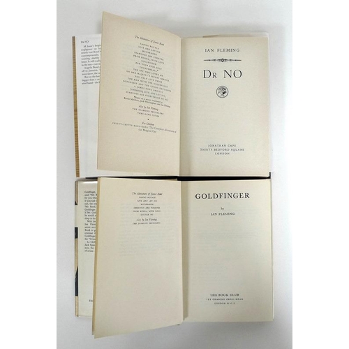 482 - A group of Ian Fleming, James Bond novels comprising 'Casino Royale', reprint, Jonathan Cape, London... 