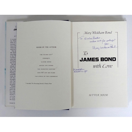 483 - A group of James Bond, Ian Fleming related books comprising 'The Bond Affair', edited by Oreste Del ... 