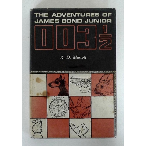 484 - R. D. Mascott, 'The Adventures of James Bond Junior 003 1/2', first edition, Jonathan Cape, 1967, du... 