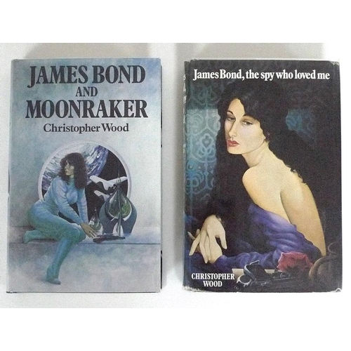 485 - Two James Bond adapted by Christopher Wood first editions comprising 'The Spy Who Loved Me', Gildros... 